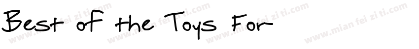 Best of the Toys For字体转换